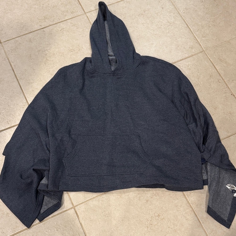 MV Sport navy blue Hooded Poncho
